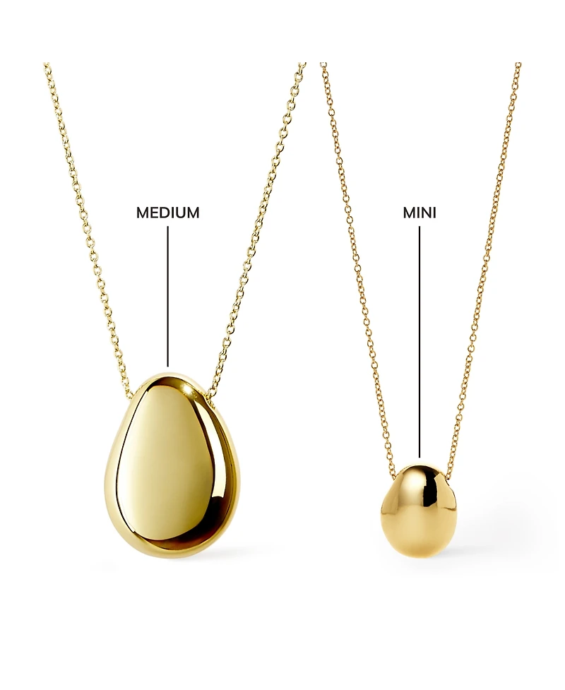 Ana Luisa Gold Pendant Necklace - Pebble