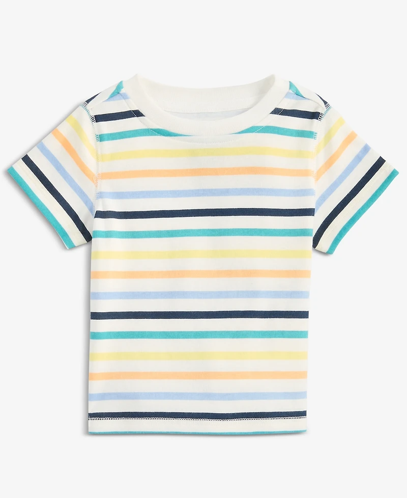 First Impressions Baby Boys Striped T-Shirt, Macy's Exclusive
