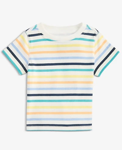 First Impressions Baby Boys Striped T-Shirt, Macy's Exclusive
