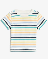 First Impressions Baby Boys Striped T-Shirt, Macy's Exclusive