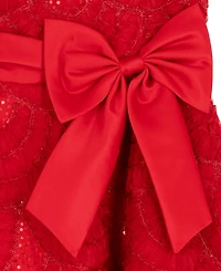 Rare Editions Girls 2T-6X Soutache Hi-Low Sleeveless Dress
