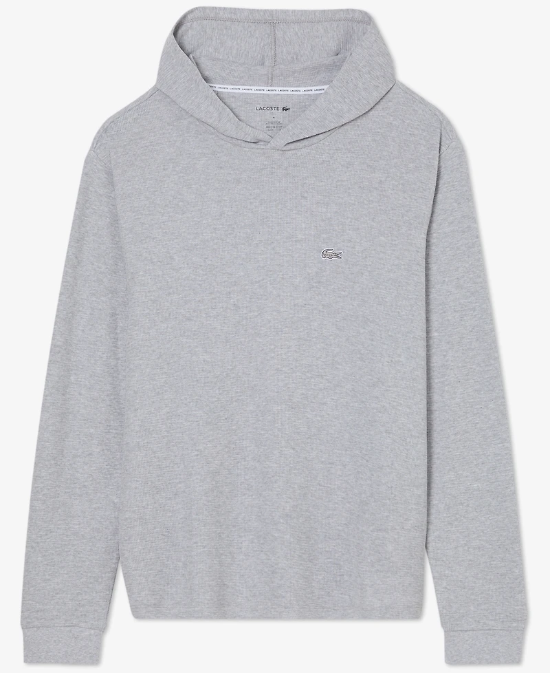 Lacoste Men's Thermal Sleep Waffle Hoodie