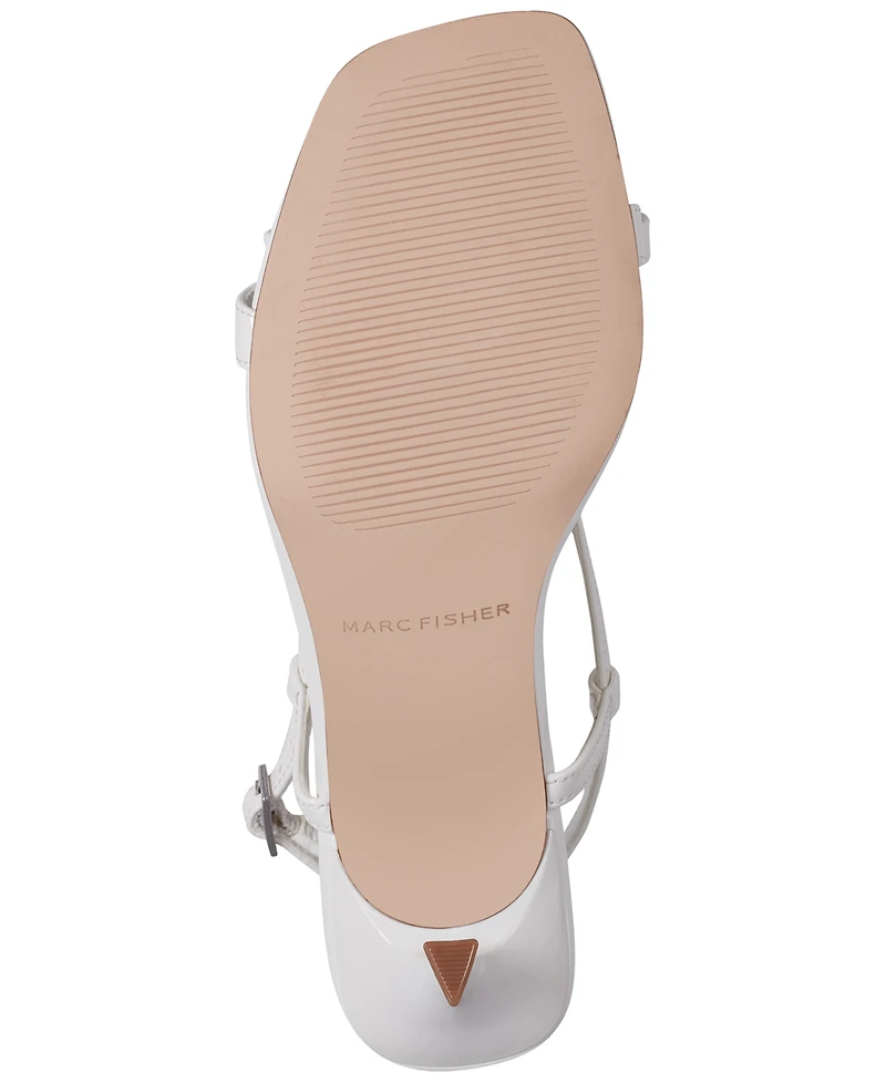 Marc Fisher Women's Danzy Bow Square Toe Dress Sandals