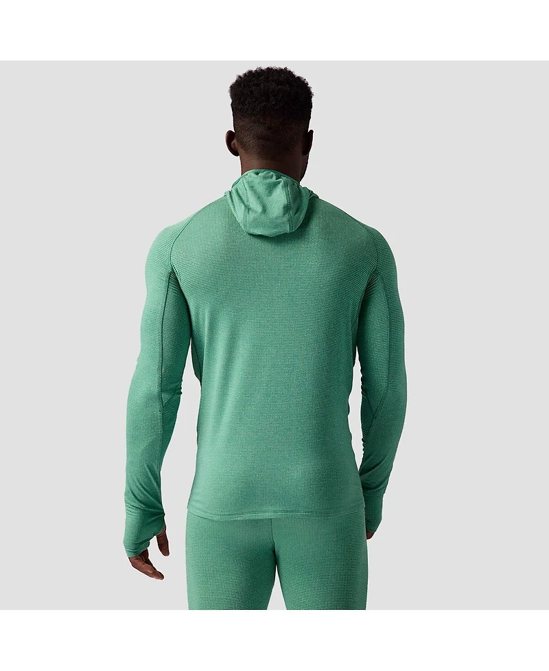Backcountry Men's Pines Microgrid Ultra-Lt Baselayer Zip Scuba Top Lightweight Long Underwear Tops