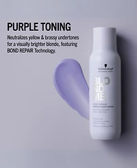 Schwarzkopf BlondMe Bond Repair Purple Conditioner, 8.45 oz.