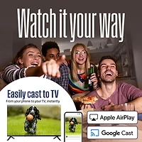 Westinghouse 43" Roku Smart Tv, Fhd Qled, Dolby Digital+, Wi-Fi, Bluetooth, AirPlay, Alexa & Google Assistant Compatible
