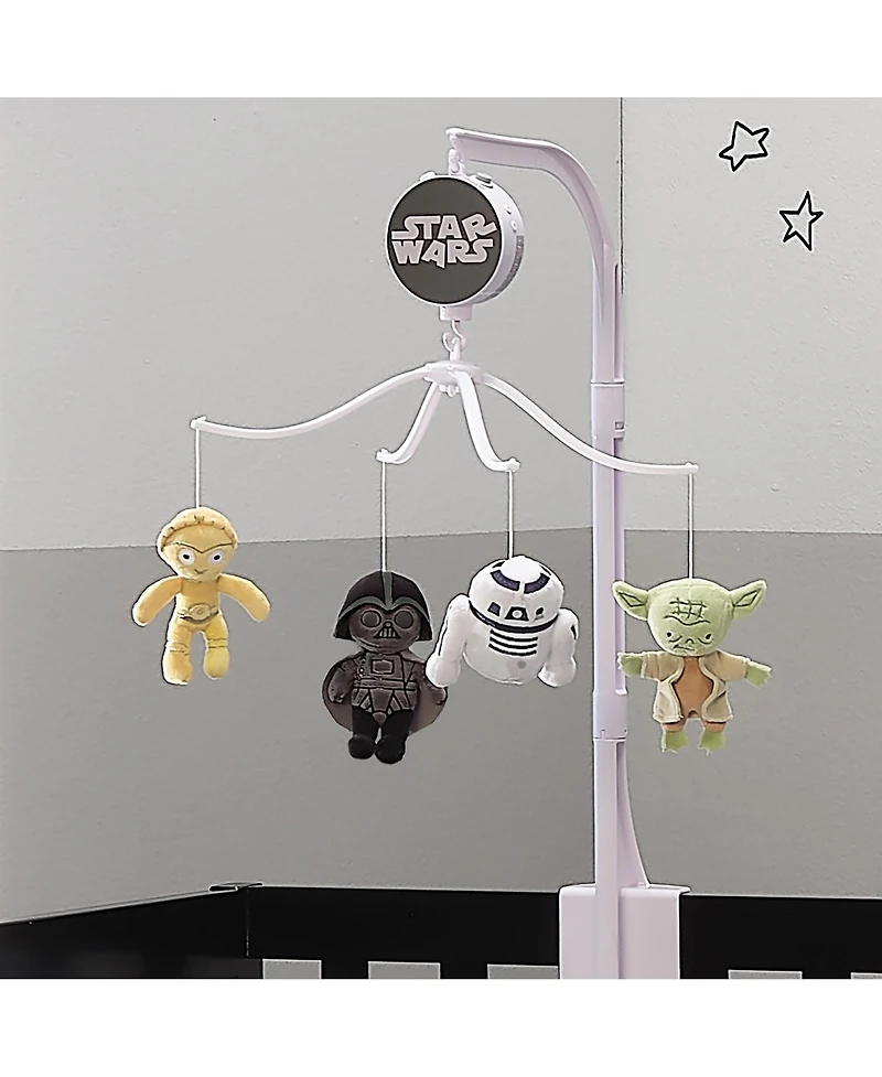 Lambs & Ivy Star Wars Classic Musical Baby Crib Mobile Soother Toy