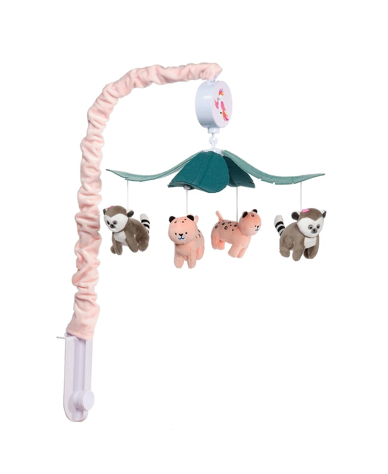 Lambs & Ivy Enchanted Safari Animal Musical Baby Crib Mobile Jungle Soother Toy