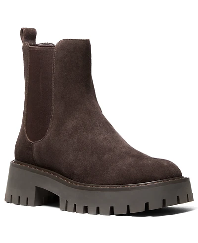 Michael Kors Women's Asher Leather Lug Ankle Booties