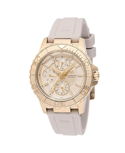 Technomarine Women's Tm-725019 Sea Quartz Champagne Dial Watch