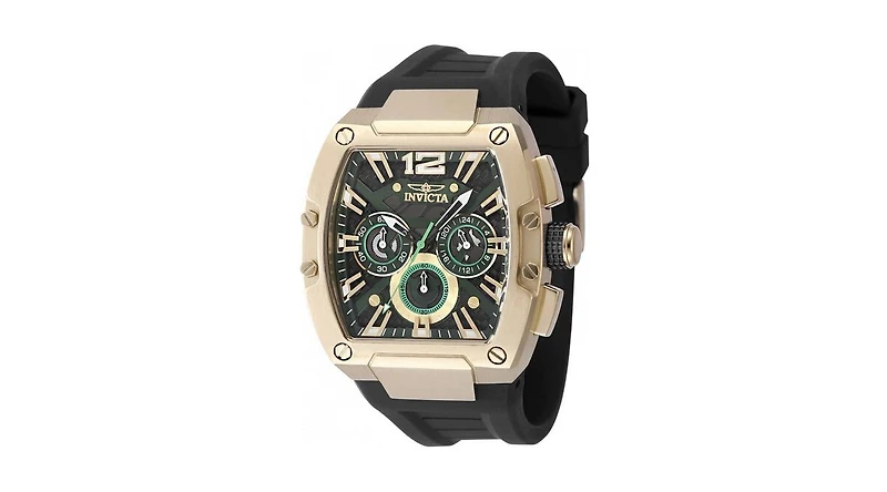 Invicta Men's 48468 Invicta Racing Quartz Chronograph Green, Black Dial Watch
