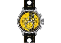 Invicta Men's 48616 S1 Rally Quartz VD54 Yellow, Black Dial Watch