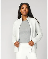 Cable & Gauge Women's Soft Heather Quilted Jacket