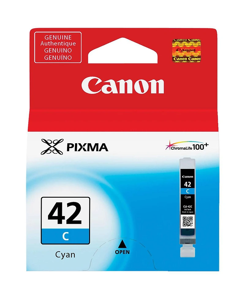 Canon Cli-42 Cyan Ink Cartridge for Pixma Pro-100 Inkjet Photo Printer, 2-Pack