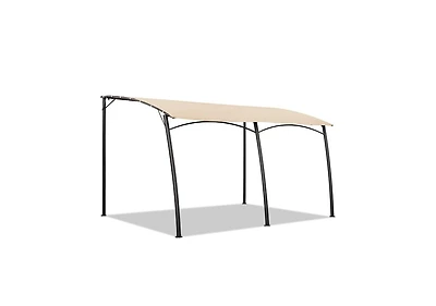 Aecojoy 13'x10' Wall Mounted Peogola, Uv Block Patio Awning Sunshade Canopy for Patio