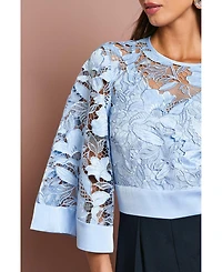 Coast Women's Lace Kimono Sleeve Jumpsuit