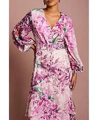 Coast Women's Chiffon Midaxi Dress With Belt