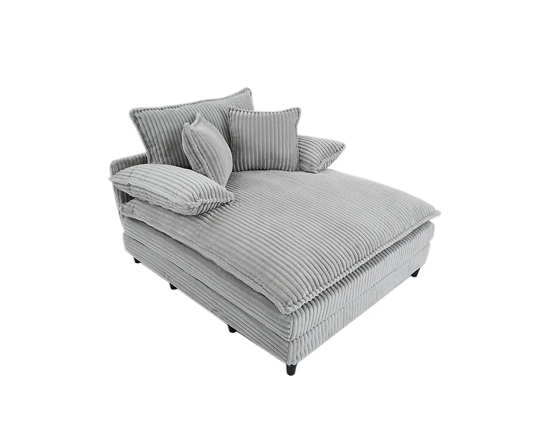 Casainc 54.75" W Oversized Chaise Lounge Chair Sofa