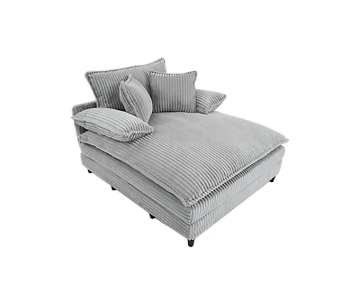 Casainc 54.75" W Oversized Chaise Lounge Chair Sofa