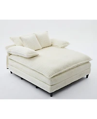 Casainc 54.75" W Oversized Chaise Lounge Chair Sofa