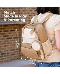 KeaBabies Play Diaper Bag Backpack Comes with Portable Changing Pad, Baby for Mom, Travel Essential