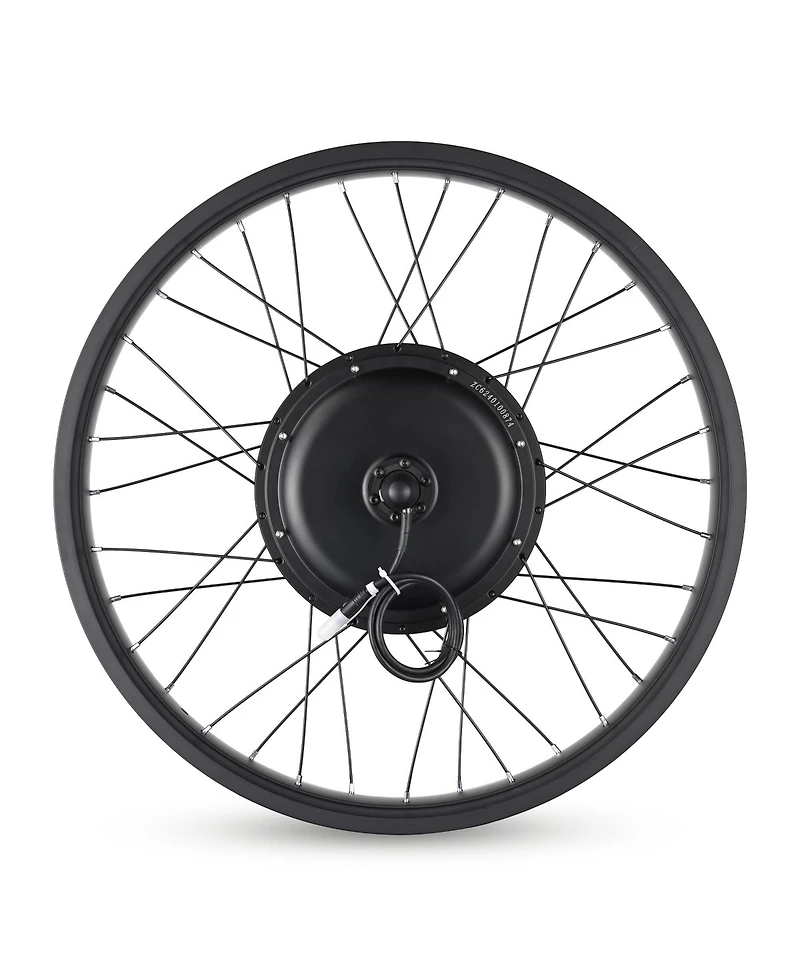 Yescom 26"x4" Fat Tire 48V Ebike Electric Rear Wheel Bicycle Conversion Kit Lcd 1000W Dual Controller