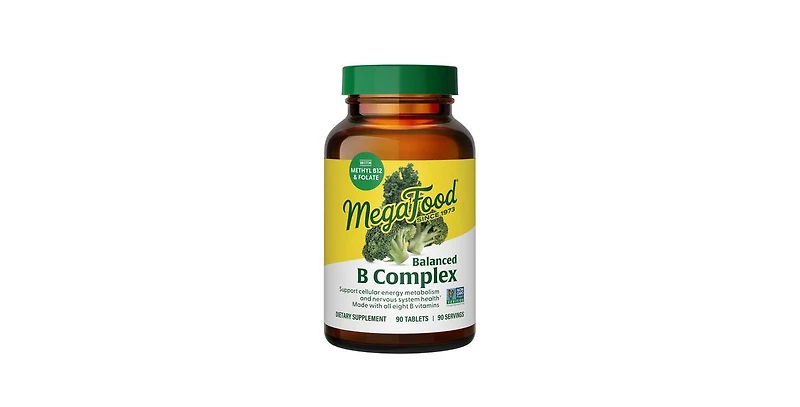 MegaFood Balanced B Complex ,90 Tabs