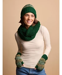 Feelgoodz Women s Artisan Hand-Knit Adirondack Cap