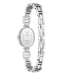 Guess Women's Silver-Tone Analog Watch, 21mm