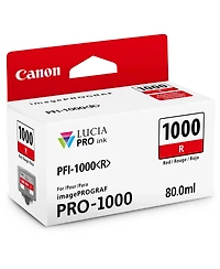 Canon 2 Pack Pfi-1000R Red Lucia Pro ink for imagePROGRAF Pro-1000