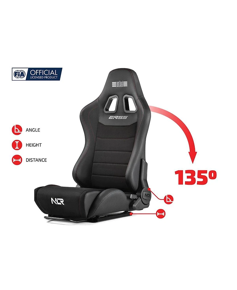 Next Level Racing ERS5 Elite Pu Leather & Suede Edition Reclining Seat