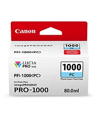 Canon 3 Pack Pfi-1000PC Photo Cyan Lucia Pro ink for imagePROGRAF Pro-1000