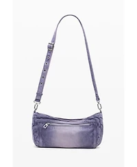 Desigual Women's Small denim bag with flowers