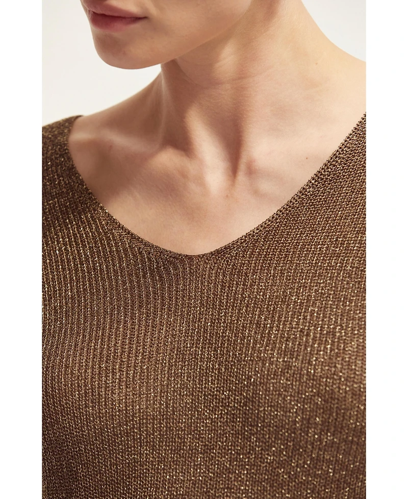 Crescent Women's Jocelene Lurex Sweater Top