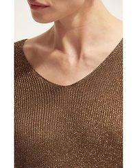 Crescent Women's Jocelene Lurex Sweater Top