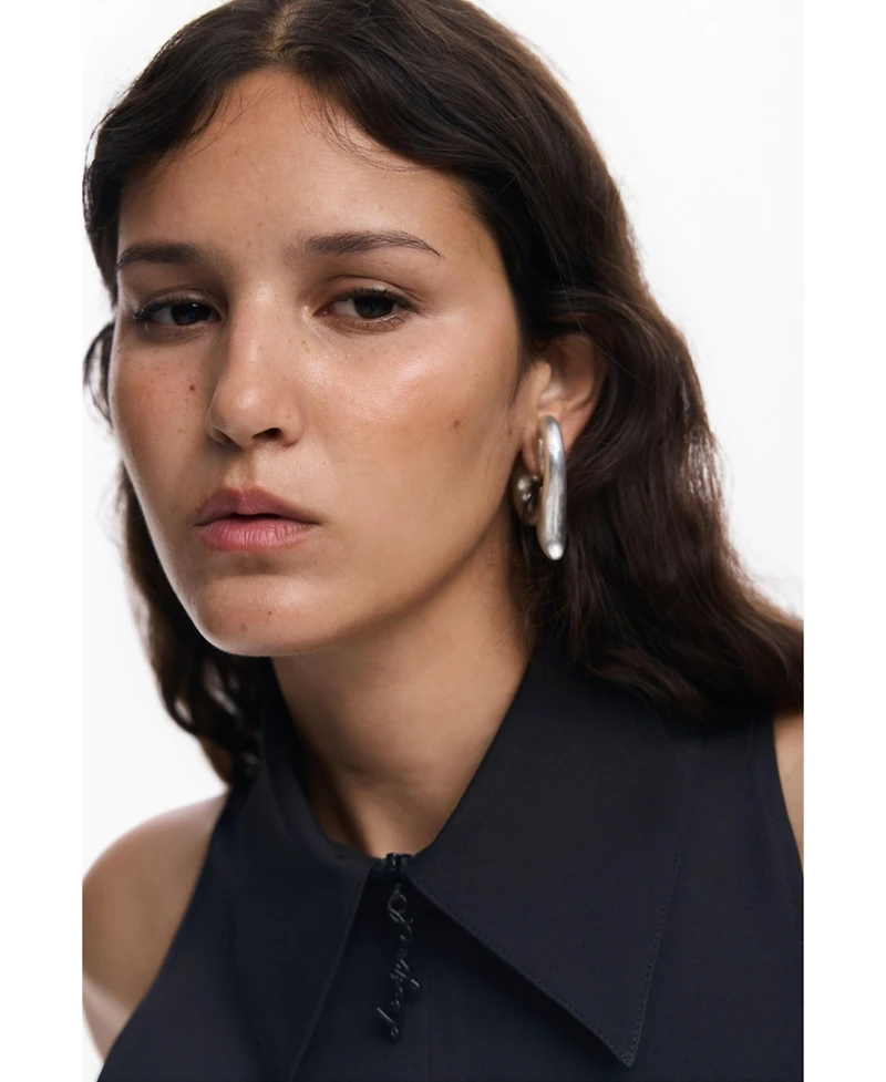 Desigual Women's Zip blouse