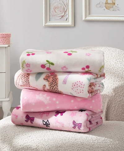 Juicy Couture Baby Plush Throw Blankets, 40" x 50"