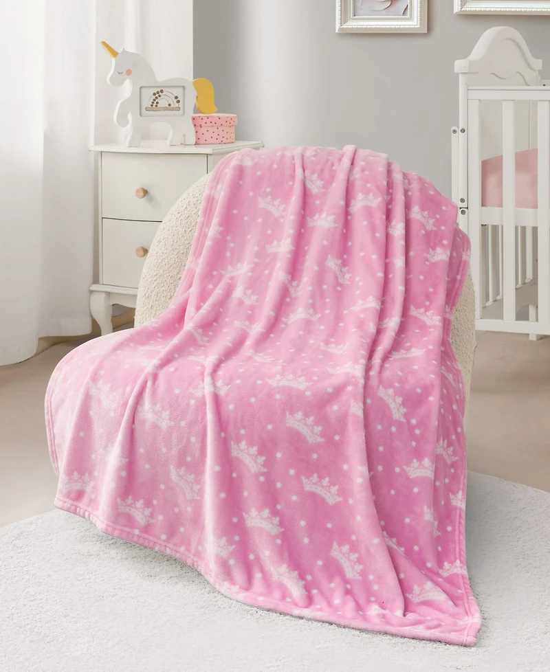 Juicy Couture Baby Plush Throw Blankets, 40" x 50"