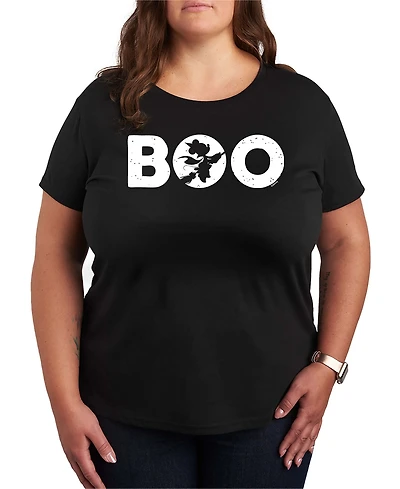 Disney Halloween Minnie Mouse Boo Women's Short Sleeve Graphic T-shirts