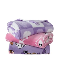 Betsey Johnson Halloween Printed Ultra Soft Plush Blanket, 70" x 50"