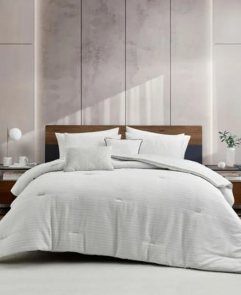 Kenneth Cole New York Embossed Waffle Comforter Set