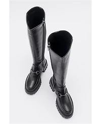 Prologue Shoes Chapel Buckle Stretch Boot (Women)