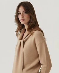 Naadam Women's Long Sleeves Scarf Sweater