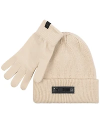 Puma Men's 2-Piece Cuff Beanie and Gloves Set