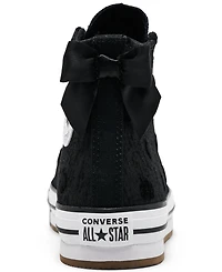 Converse Big Girls Chuck Taylor All Star Bows High Top Casual Sneakers from Finish Line