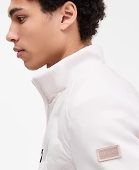 Guess Men's Stretch Zip-Front Quilted Jacket