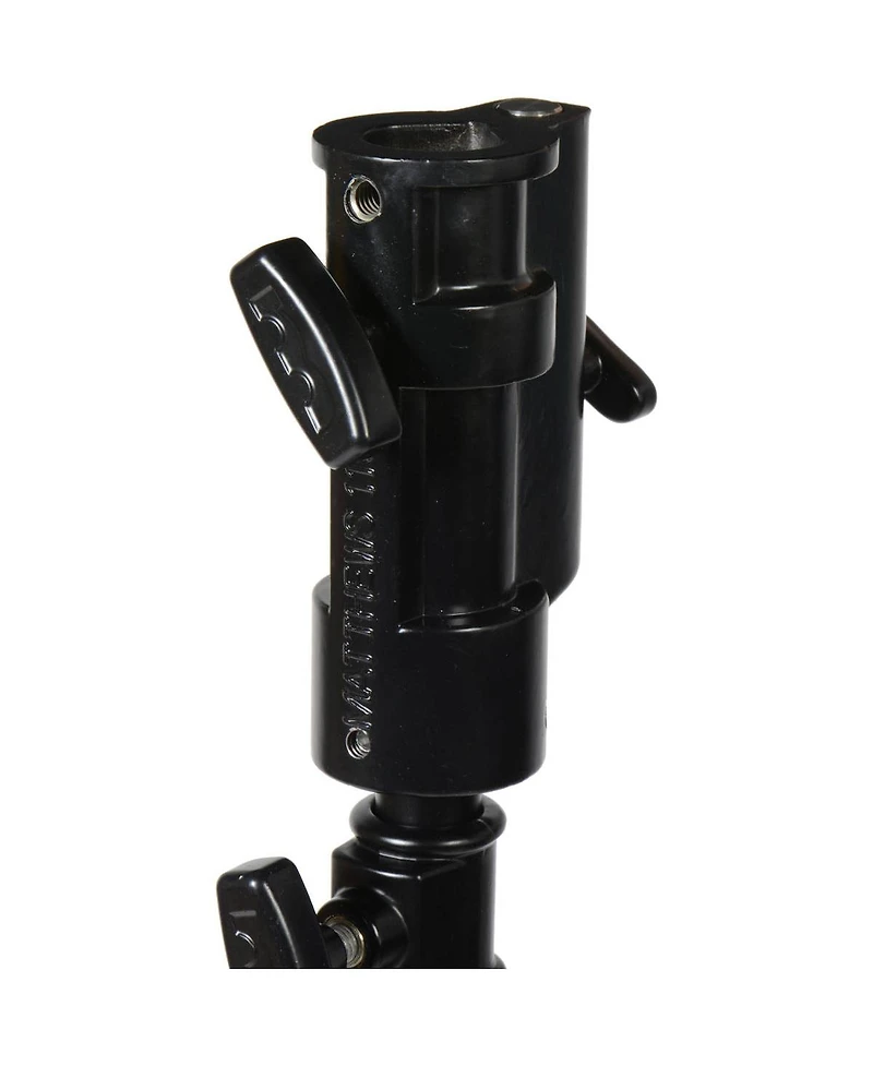 Matthews 4-Section Aluminum Combo Stand, 25lbs Capacity, 124" Maximum Height, 48" Minimum Height, Black