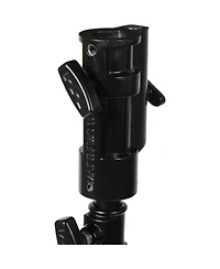 Matthews 4-Section Aluminum Combo Stand, 25lbs Capacity, 124" Maximum Height, 48" Minimum Height, Black
