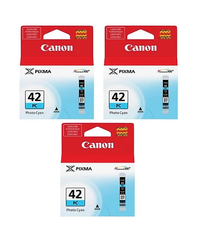 Canon Cli-42 Photo Cyan Ink Cartridge, 3-Pack