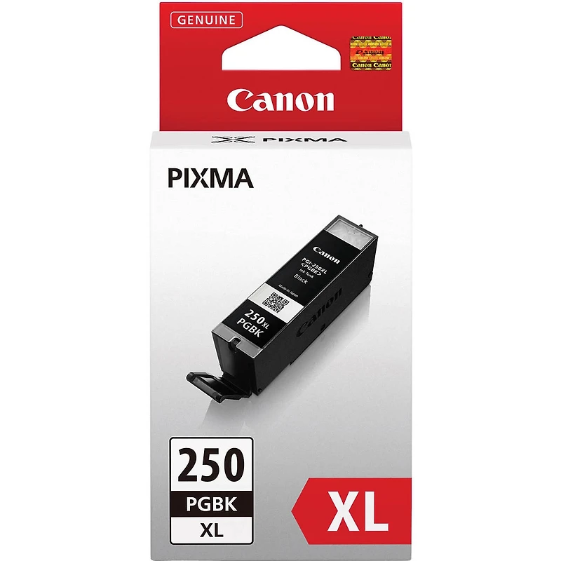 Canon 2 Pack Pgi-250XL Pigment Black Ink Tank for Select Pixma Printers